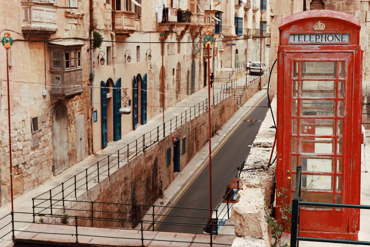 scorcio caratteristico di la valletta, destinazione LGBTQ a Malta